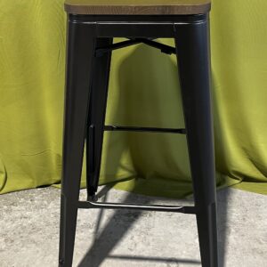 Tabouret Métallique noir mat