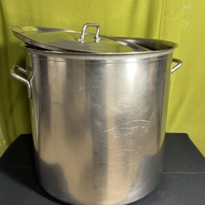 Marmite inox avec couvercle