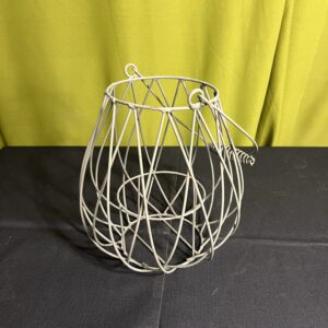 Photophore fil métal gris