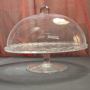 Présentoir à gâteau verre